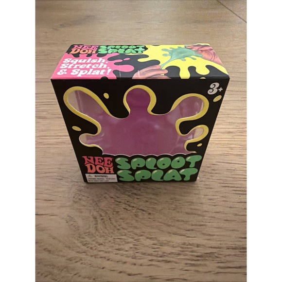 Pink NeeDoh SPLOOT SPLAT, Nee Doh Splatter Fidget, Nee-doh SplootSplat Squishy - Picture 3 of 4